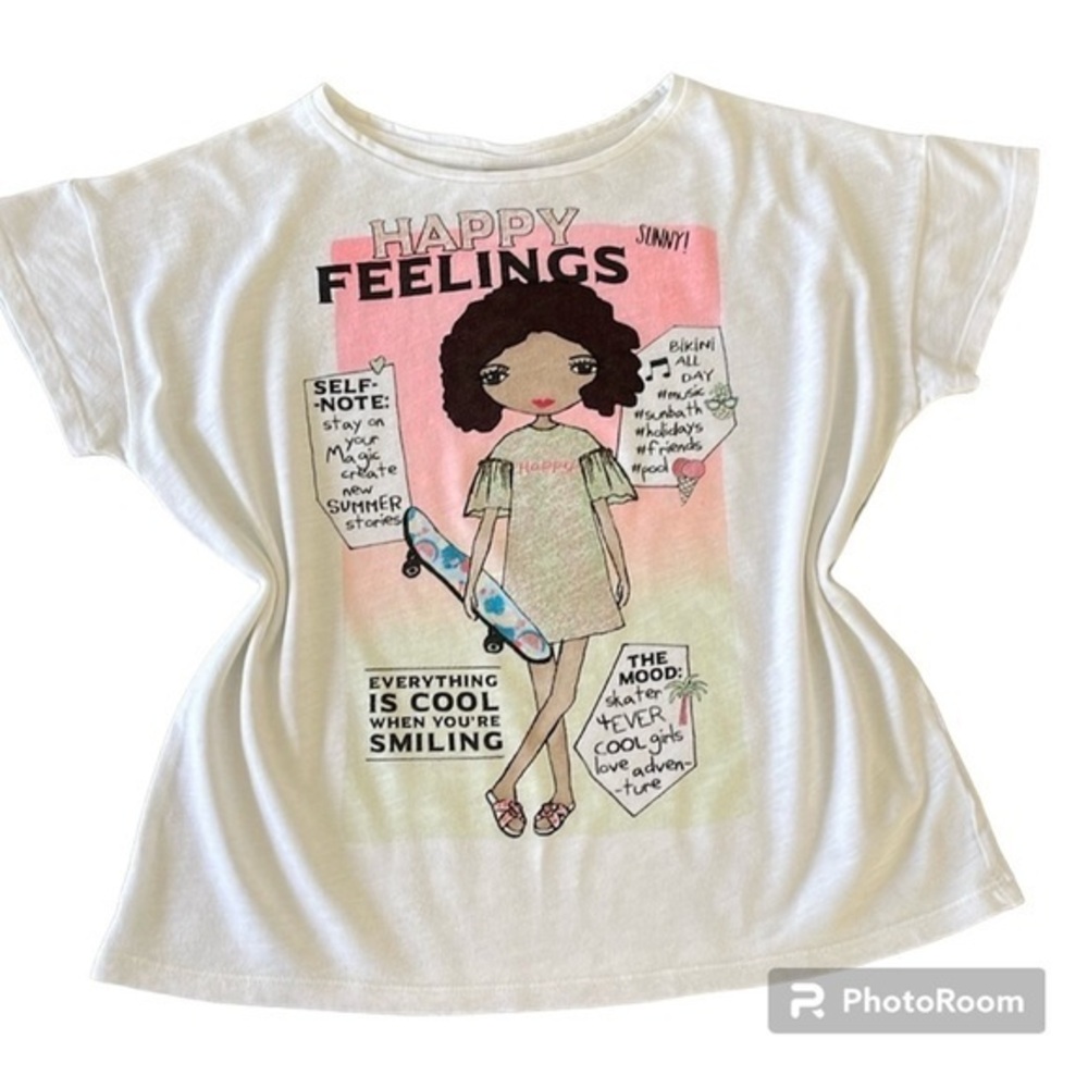 Zara girl shirt